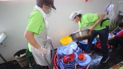 滤水站无法操作  劳勿千户住家一度断水