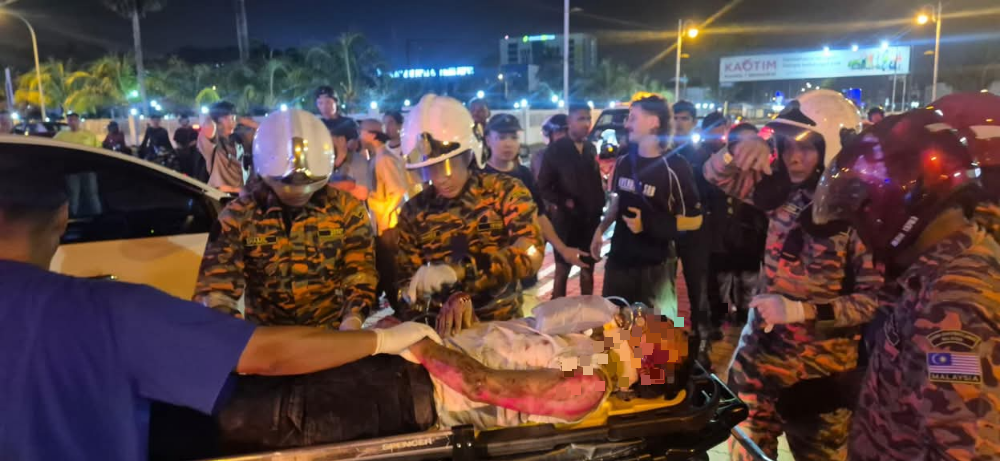 中国滑板选手从高处跃下 闯入马路被车撞重伤