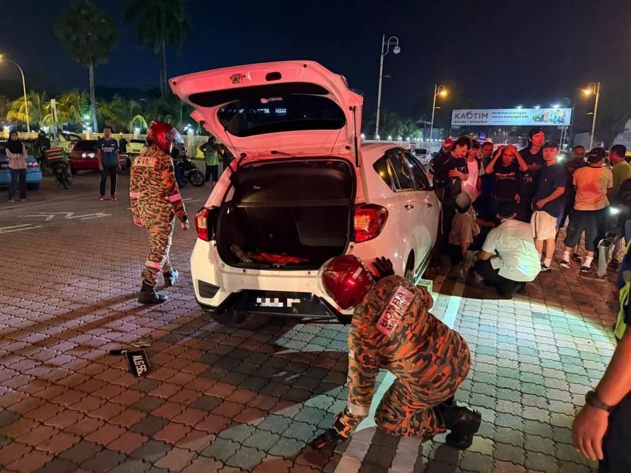 中国滑板选手从高处跃下 闯入马路被车撞重伤