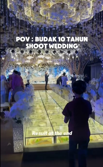 供星洲网10岁男童拍摄婚礼纪录片 网民大赞“优秀”