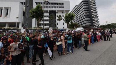“反对扑杀，让流浪狗活下去” 近500人现身森州政府大厦展开和平请愿集会