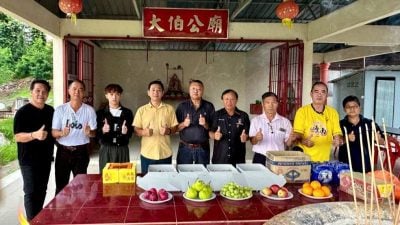波德申海边路华人义山的中华义山亭 成功获20万拨款以进行提升