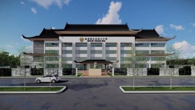 芙蓉振华中学新行政楼设计图曝光 仿效北京大学的建筑风格