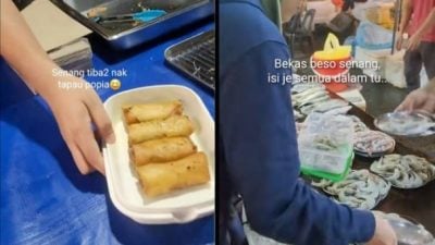 环保也能很潮！女子自备“神器”逛夜市  扫遍小吃与海鲜