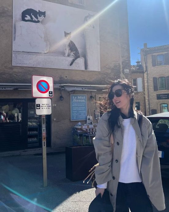 刘亦菲康城大口吃河粉　网笑：女神饿了