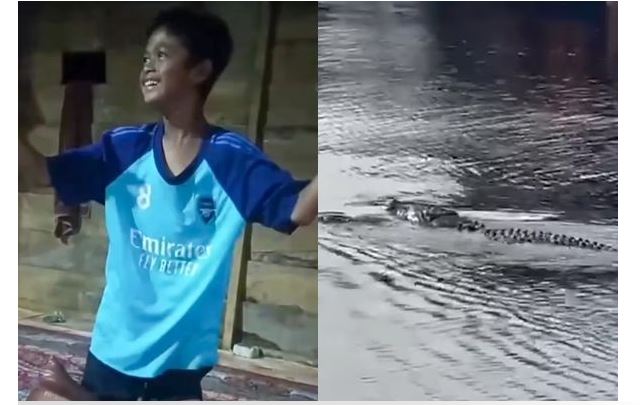 印尼13岁少年跳河捡足球 遇鳄鱼拖咬尸身遍体鳞伤