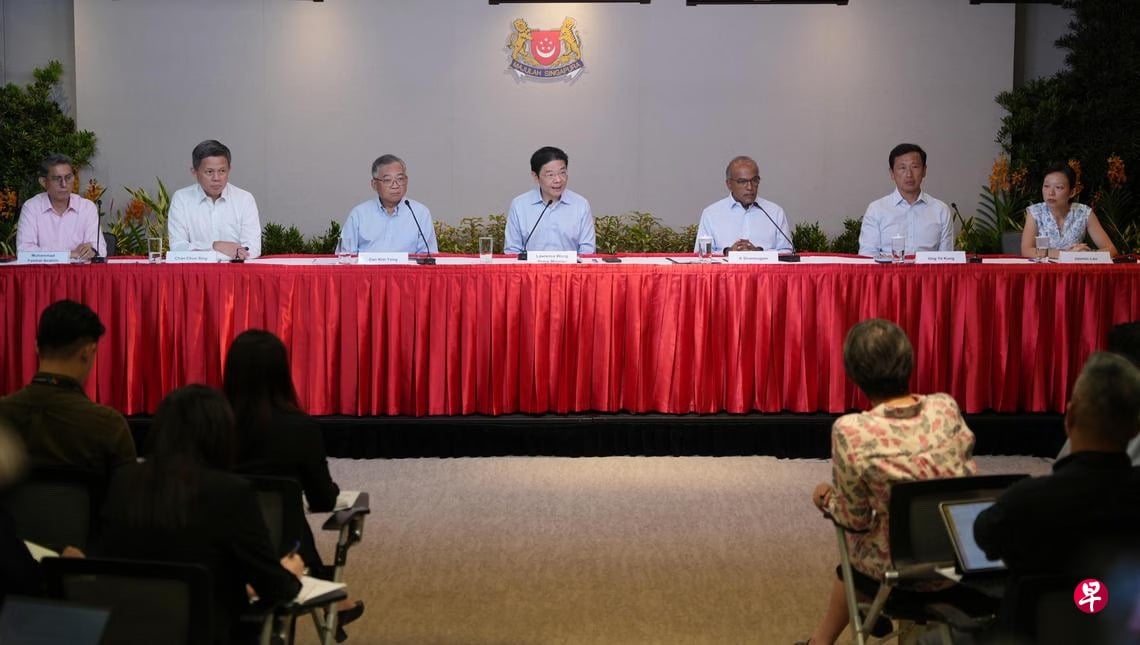 **即时国际**国:新加坡新内阁出炉 仅1副总理但有3统筹部长