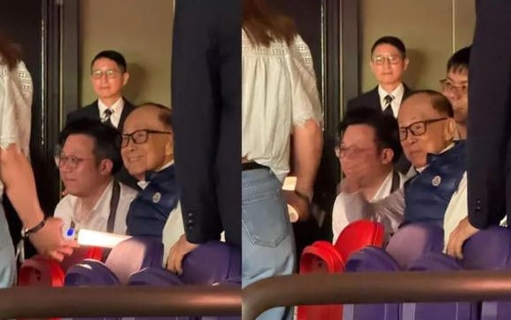 **即时国际**:李嘉诚现身五月天演唱会 被问长和港口交易未回应