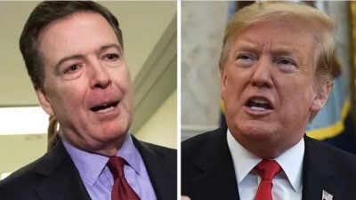 发8647神秘数字 疑吁暗杀特朗普 FBI前局长科米受查