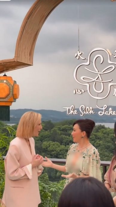 同框凯特白兰芝 刘嘉玲“胸光”尽露挨酸