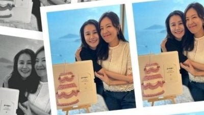 黄翠如刚坐完月子 惊喜露面为唐诗咏庆生