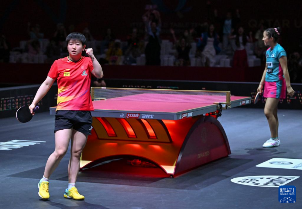 多哈世界乒乓锦标赛| 女单呈中日对决局面  中国3雄闯男单8强