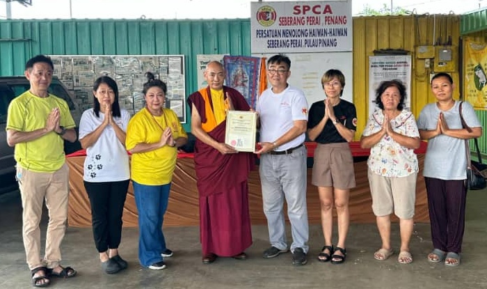 (大北马)威省SPCA收容所首办动物大型烟供法会,150名公众通过线上线下参与为离世猫狗献祝福
