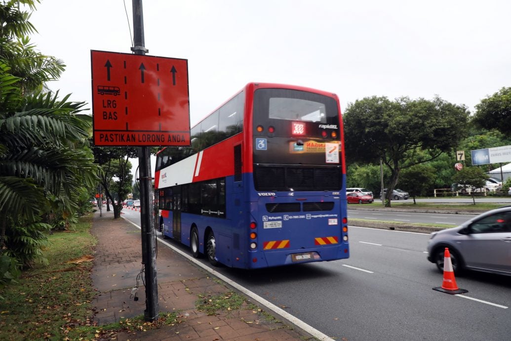 大都会-安邦路巴士专用车道高峰时段试跑/10图