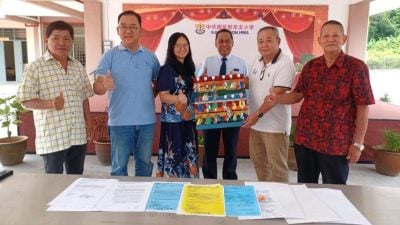 班丹中华华小10日开课  建筑承包商移交钥匙
