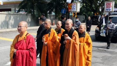 政商界社团学校代表  送邓文业最后一程