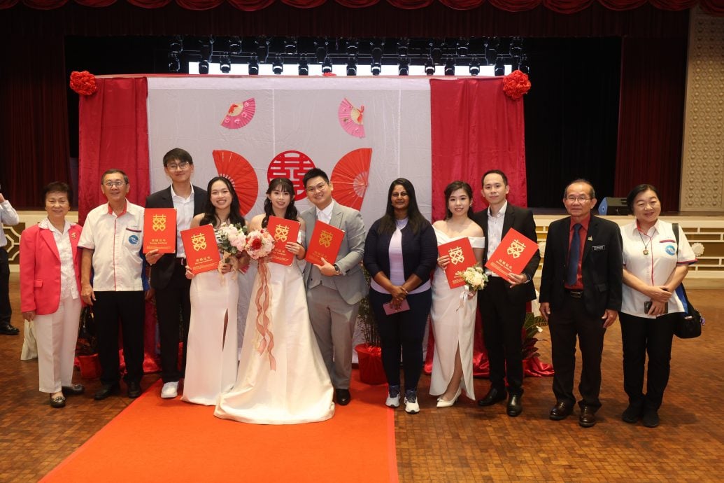 大都会/(主文)2025年5月25日好彩头 雪隆海南会馆(天后宫)今办大型婚姻注册仪式 祝福119对新人百年好合 白头偕老