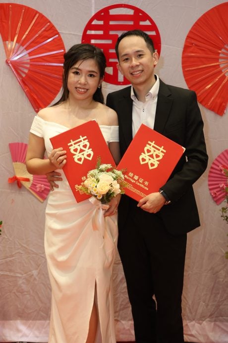 大都会/(主文)2025年5月25日好彩头 雪隆海南会馆(天后宫)今办大型婚姻注册仪式 祝福119对新人百年好合 白头偕老
