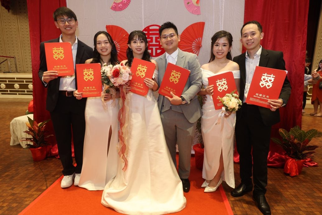 大都会/（主文）2025年5月25日好彩头 雪隆海南会馆（天后宫）今办大型婚姻注册仪式 祝福119对新人百年好合 白头偕老
