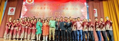 仁嘉隆陈氏公会周年暨就职礼  筵开百席 场面盛大