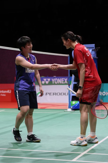 大马羽球超级500赛| 主动邀山口茜合照 韩悦:打一次少一次