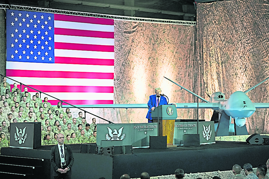 天下事主文)特朗普访中东钱至上