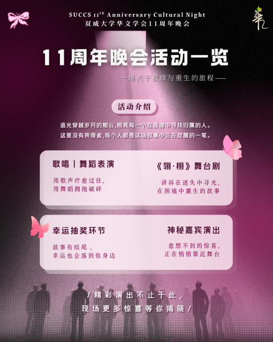 +媒体伙伴(大都会)双威大学华文学会第十一周年年度晚会《翎•栩》/1图
