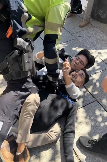 山东青年在西班牙制服小偷　发声“中国人出门不惹事，出事不怕事！”