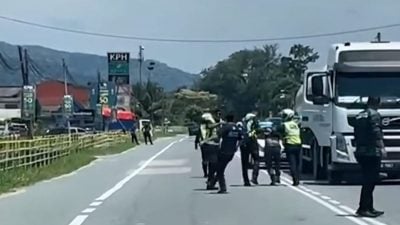 丧妻男神志不清躺马路  警介入送院治疗