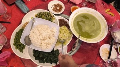全国河婆擂茶节开幕  千人齐聚品尝
