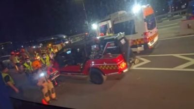 狮城移民局：柔佛长堤车祸不该发生 交通操作未符合安全程序