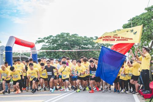 “培群行”热力开跑,逾2000人齐聚培群独中为教育奔跑添力