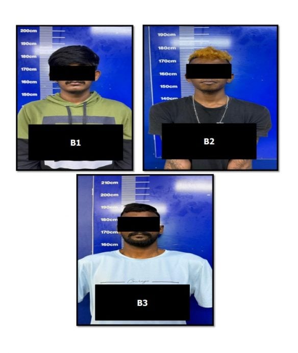 **已签发**柔:女子在休息站遭抢劫 警捕3男归案