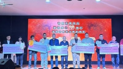 昔关圣宫联谊会捐28000  7非营利组织受惠