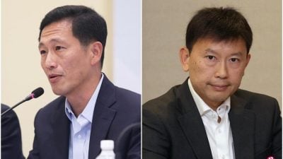 与洗钱案被告合照网上流传  狮城2部长发声明澄清
