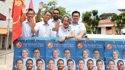 狮城工人党莫哈末法理张文杰 负责加基武吉实龙岗基层事务