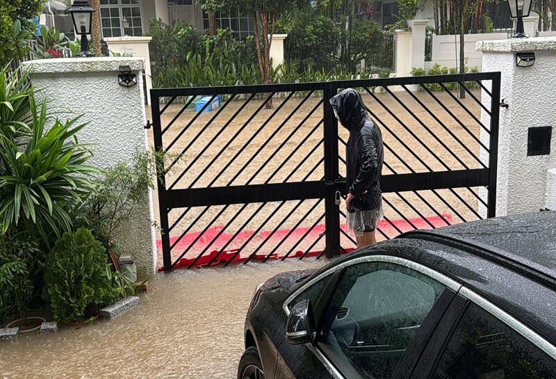 *已签发*柔:狮城二三事:狮城私宅区变淹水黑区 居民出招护家园