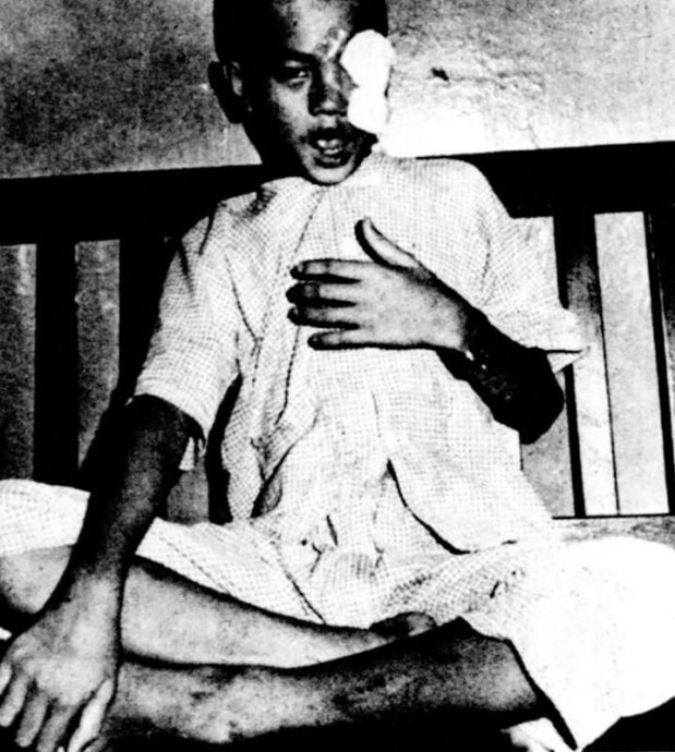 *已签发*柔：狮城二三事：男子儿时坠树眼被刺瞎  长大变暴躁打老母监18周