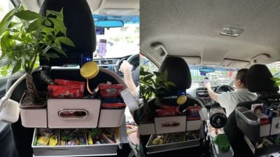 视频 | 车上摆满零食还送祝福 网民偶遇狮城“神仙司机”