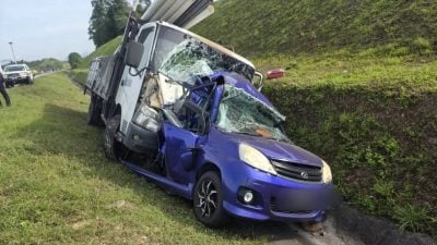 车坏停大道旁 司机遭罗里从后撞亡