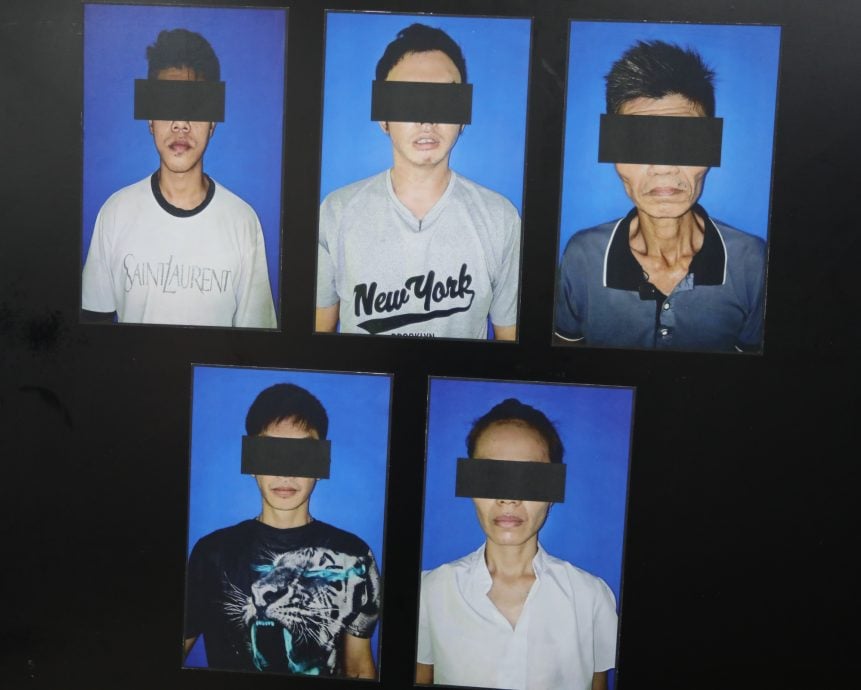 警逮5华男2越缅女 剿用微信交易贩毒集团