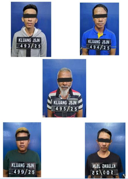 **已签发**柔:銮警取缔行动开34罚单 逮5瘾君子