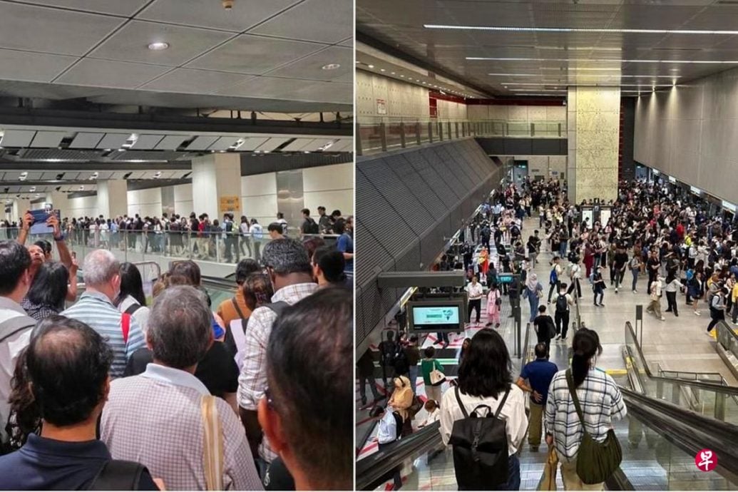 已签发:柔:狮城二三事:上班高峰时段 狮城环线地铁一度故障