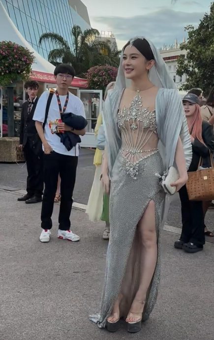 康城影展下“禁裸令” 赵樱子透视装走红毯被驱赶