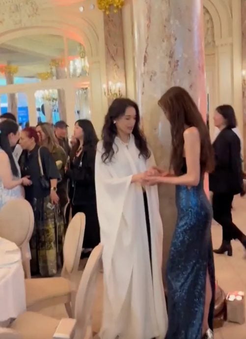 康城影展｜舒淇林志玲餐桌同框 于适夹双女神中间吃饭