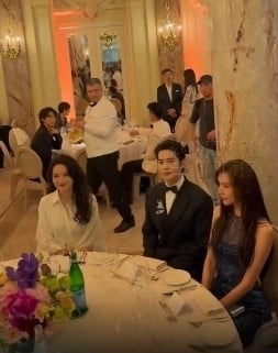 康城影展｜舒淇林志玲餐桌同框 于适夹双女神中间吃饭