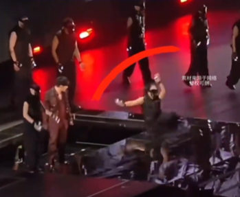 当面踩空摔入机关 林俊杰勇救舞蹈员
