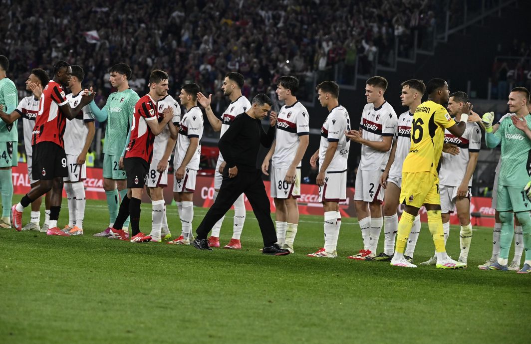 意大利杯足球赛| 1比0力克米兰  博洛尼亚夺51年来首冠！