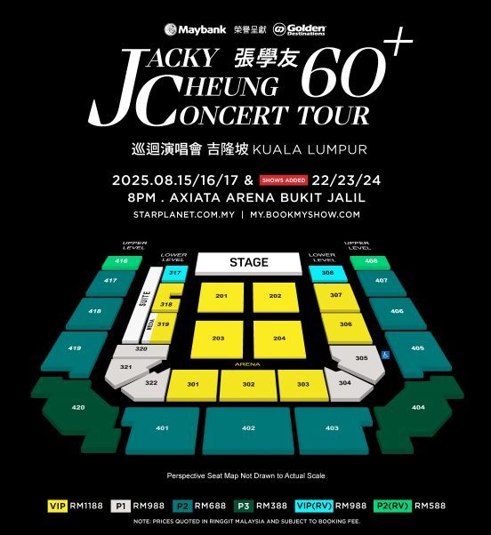 抽签式购票打击黄牛!张学友大马演唱会加开3场