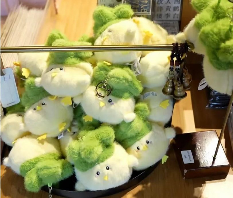 拼盘/文创玩偶“蒜鸟”爆红 日销千只化身“武汉和平鸟”